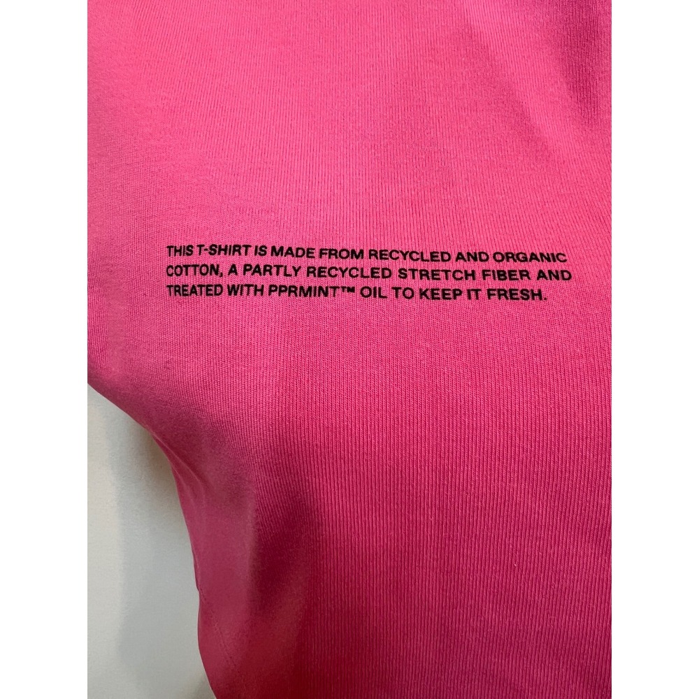 Pangaia Cropped Sleveless Tee Womens Small Pink Organic Cotton - Picture 4 of 10